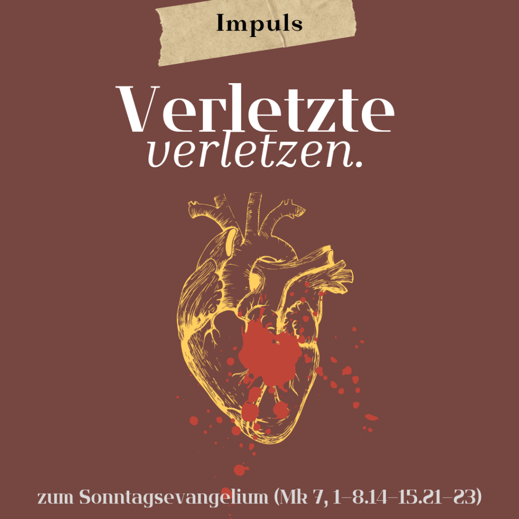 Verletzte verletzen.